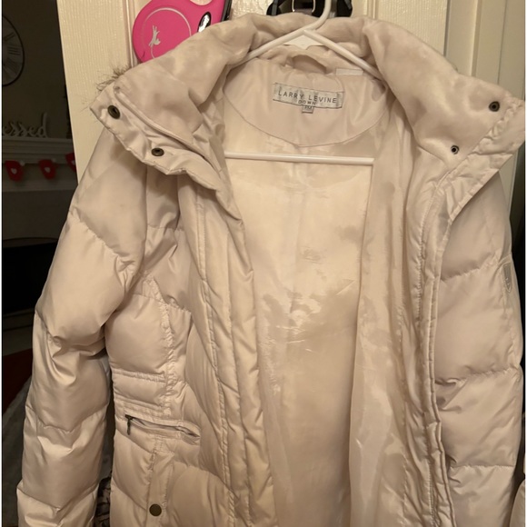 Larry Levine down puffer coat. - Picture 1 of 4